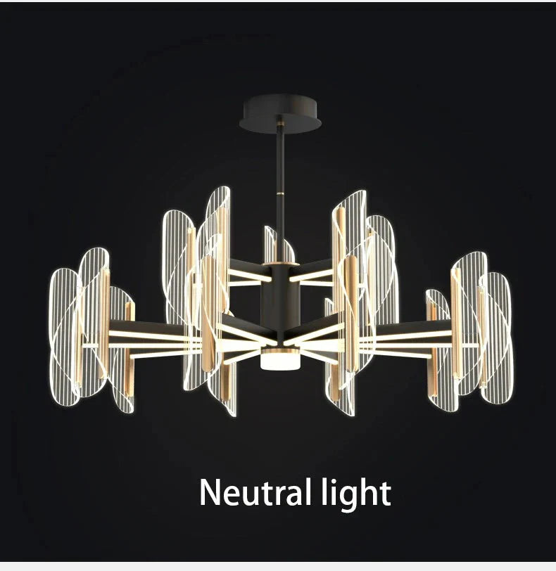 Luminaire Suspension design minimaliste en acrylique – Référence : Maelis4923-ILLUMEEN.COM