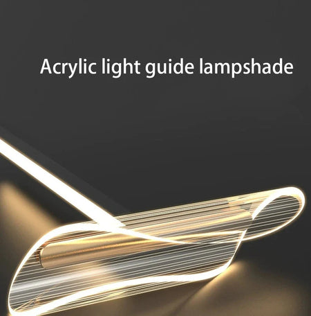 Luminaire Suspension design minimaliste en acrylique – Référence : Maelis4923-ILLUMEEN.COM