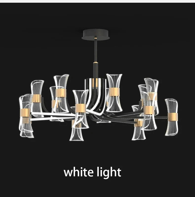 Luminaire Suspension design minimaliste en acrylique – Référence : Maelis4923-ILLUMEEN.COM