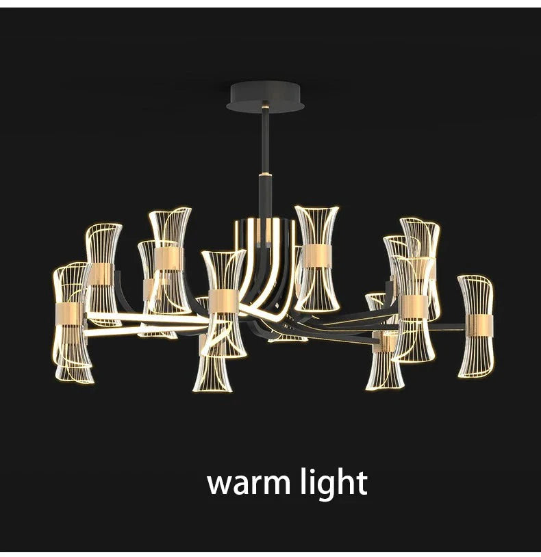 Luminaire Suspension design minimaliste en acrylique – Référence : Maelis4923-ILLUMEEN.COM