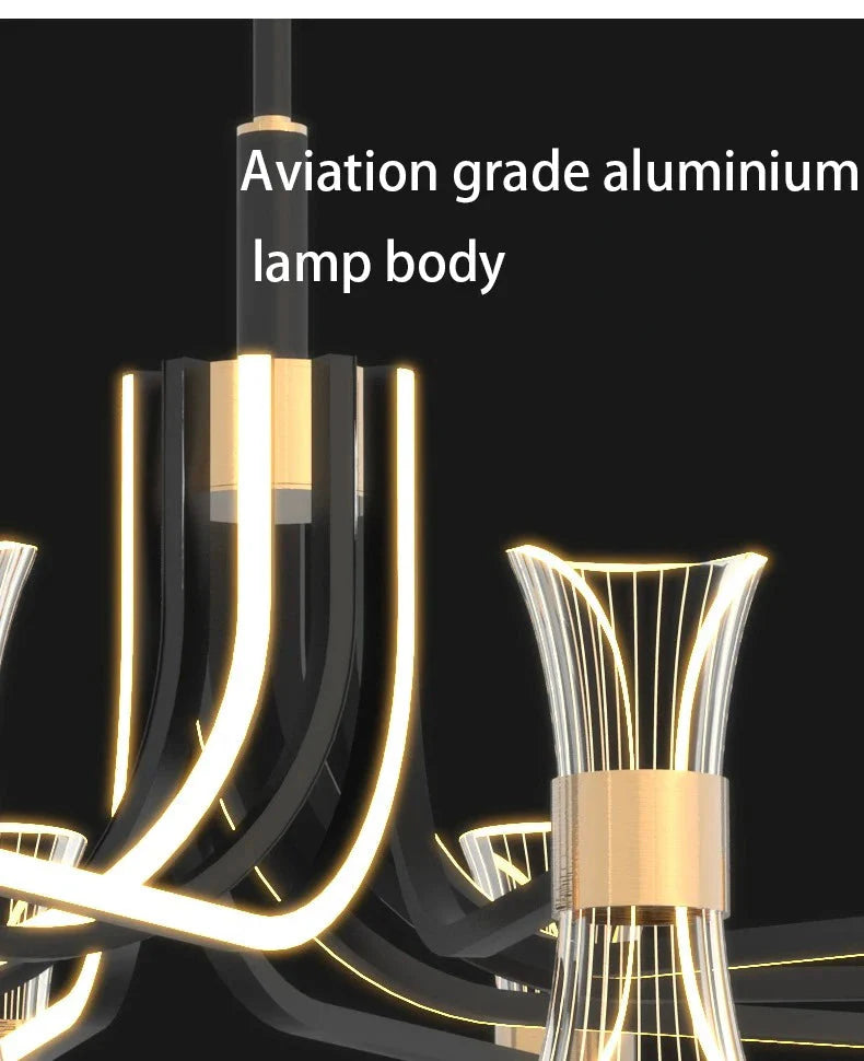 Luminaire Suspension design minimaliste en acrylique – Référence : Maelis4923-ILLUMEEN.COM