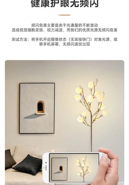 Luminaire Lampadaire design conique – Référence: Léo2041-ILLUMEEN.COM