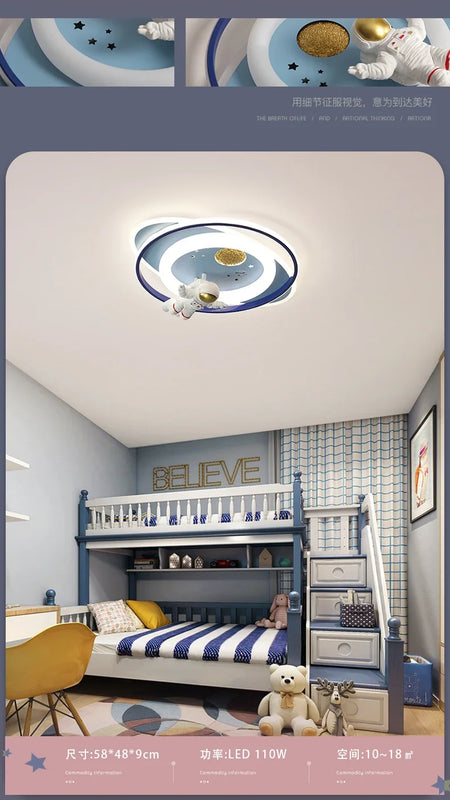 Luminaire Enfant design astronaute – Référence: Lyren7530-ILLUMEEN.COM