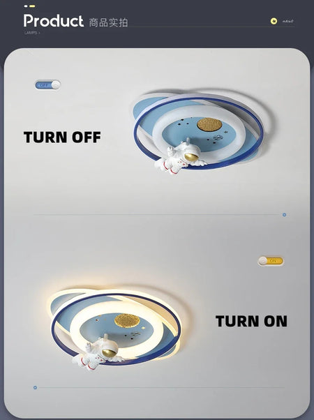 Luminaire Enfant design astronaute – Référence: Lyren7530-ILLUMEEN.COM