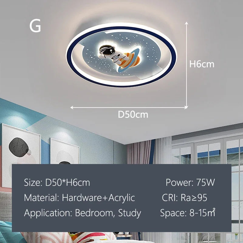 Luminaire Enfant design astronaute – Référence: Lyren7530-ILLUMEEN.COM