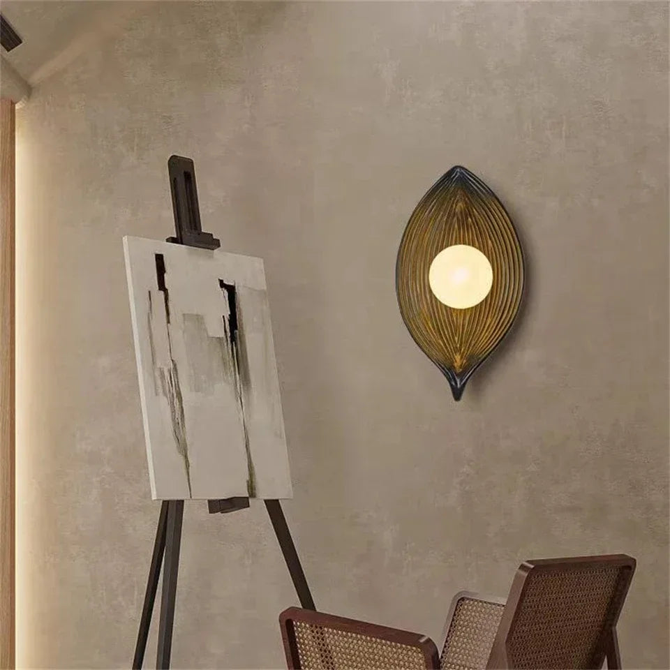 Luminaire Applique Murale Feuille Zen – Référence: Iris1045-ILLUMEEN.COM