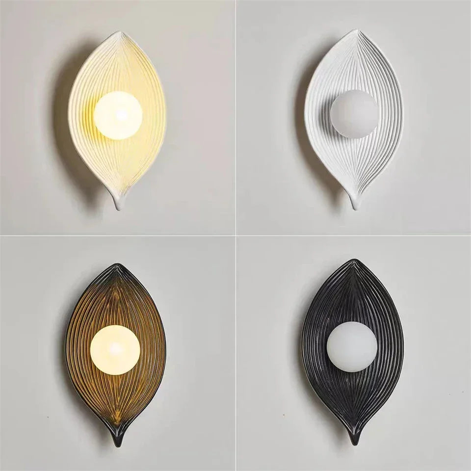 Luminaire Applique Murale Feuille Zen – Référence: Iris1045-ILLUMEEN.COM