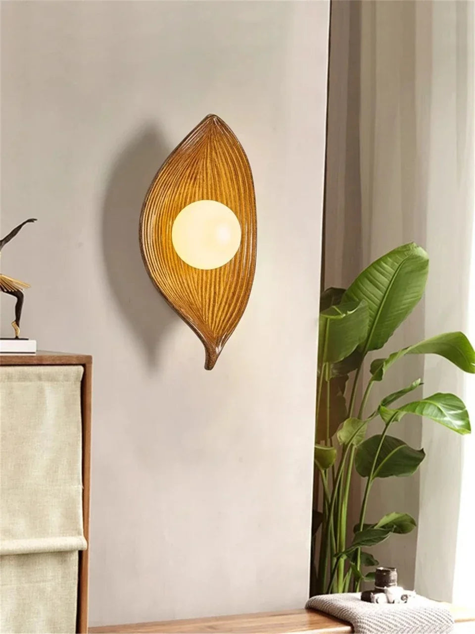 Luminaire Applique Murale Feuille Zen – Référence: Iris1045-ILLUMEEN.COM
