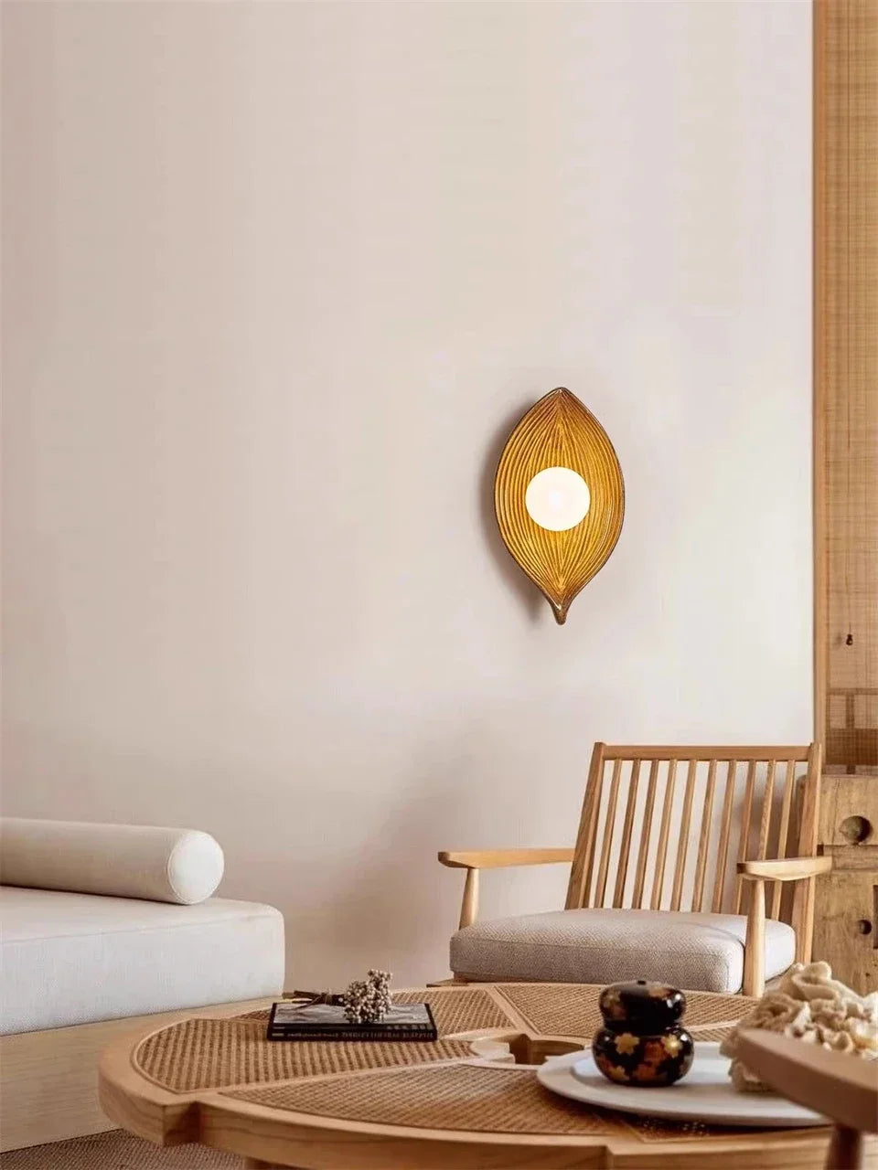 Luminaire Applique Murale Feuille Zen – Référence: Iris1045-ILLUMEEN.COM