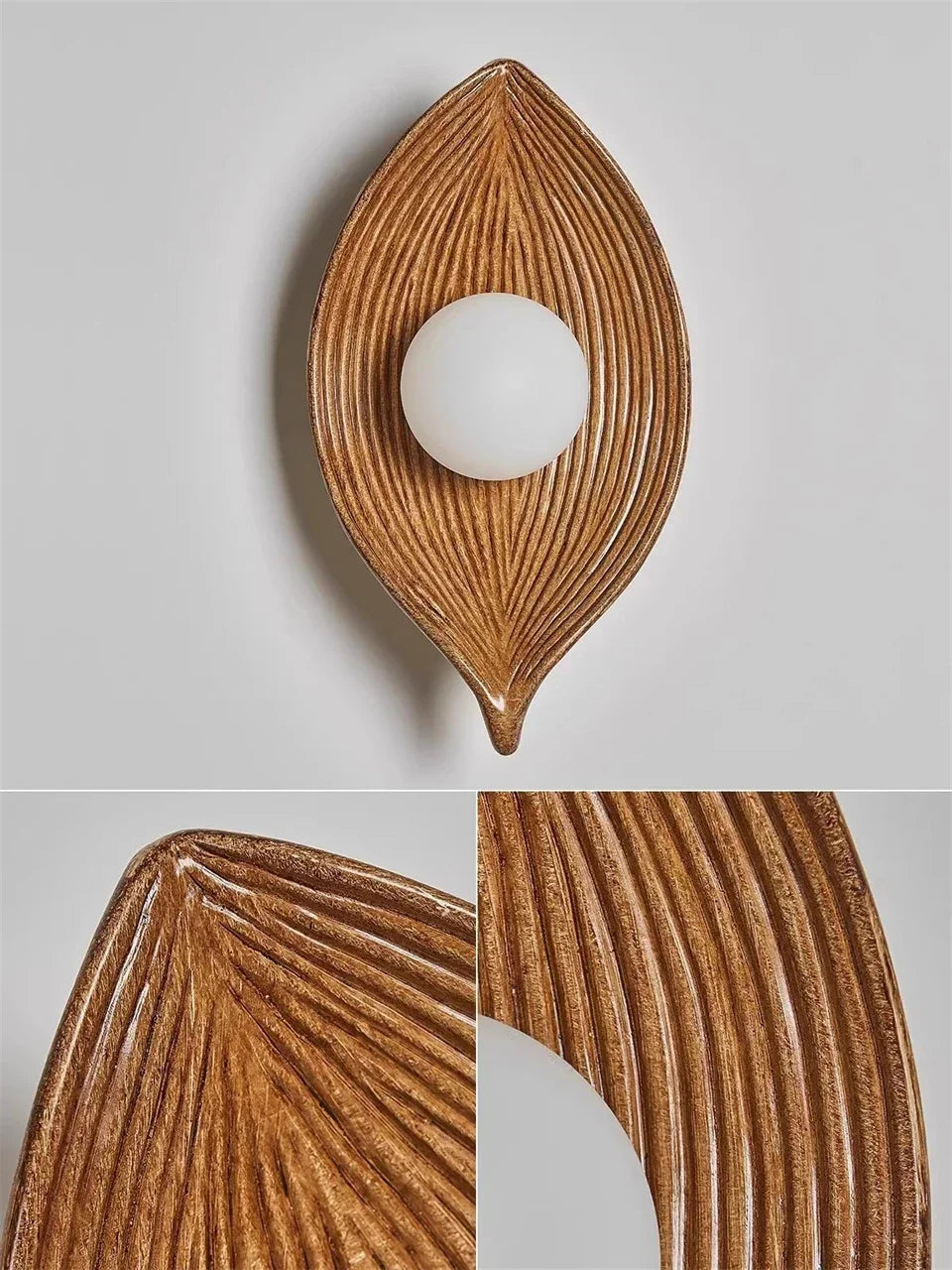 Luminaire Applique Murale Feuille Zen – Référence: Iris1045-ILLUMEEN.COM