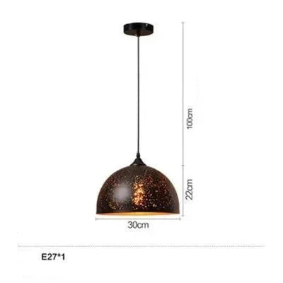 Luminaire Suspension finition rouillée élégante – Référence : Maren5623-ILLUMEEN.COM