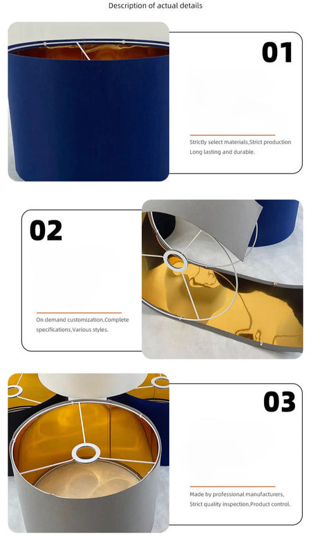 Luminaire Abat-Jour style luxueux – Référence : Aélia-ILLUMEEN.COM