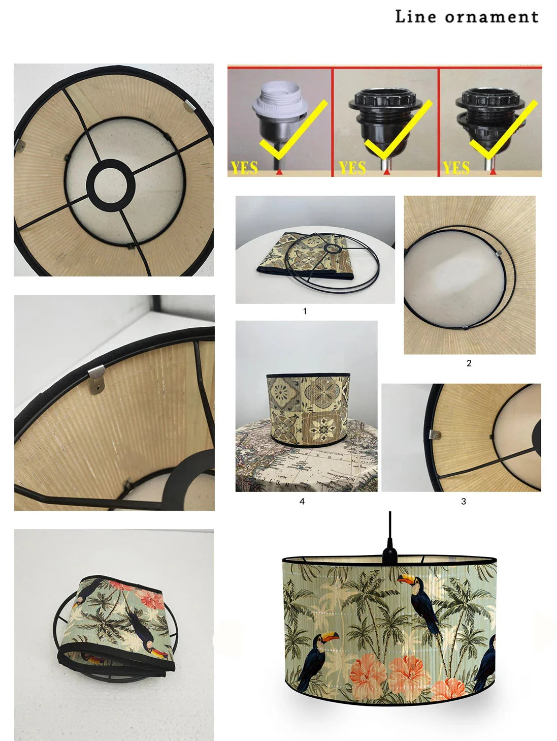 Luminaire Abat-Jour style scandinave – Référence : Célian-ILLUMEEN.COM