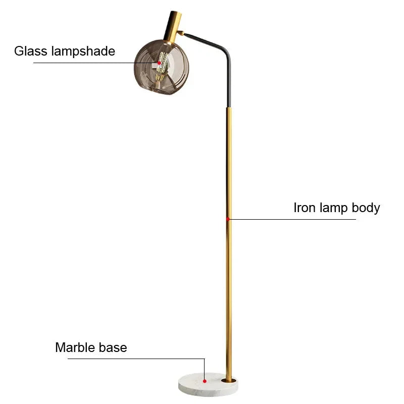 Luminaire Lampadaire design contemporain – Référence : Thalya5832-ILLUMEEN.COM