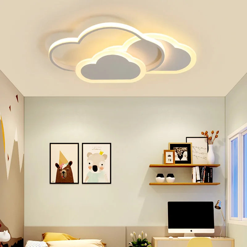 Luminaire Enfant Nuage Rose – Référence: Aster9142-ILLUMEEN.COM