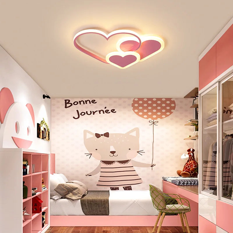 Luminaire Enfant Nuage Rose – Référence: Aster9142-ILLUMEEN.COM