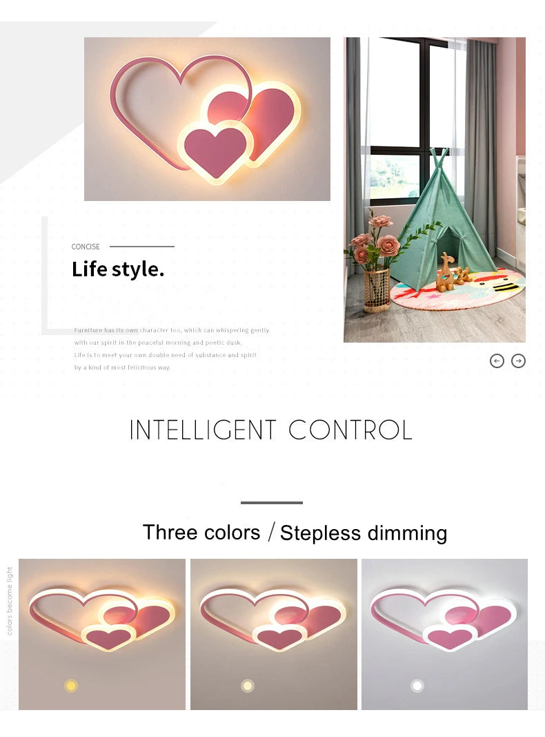 Luminaire Enfant Nuage Rose – Référence: Aster9142-ILLUMEEN.COM