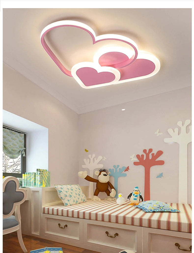 Luminaire Enfant Nuage Rose – Référence: Aster9142-ILLUMEEN.COM