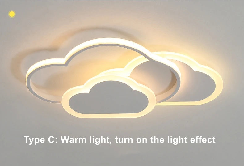 Luminaire Enfant Nuage Rose – Référence: Aster9142-ILLUMEEN.COM