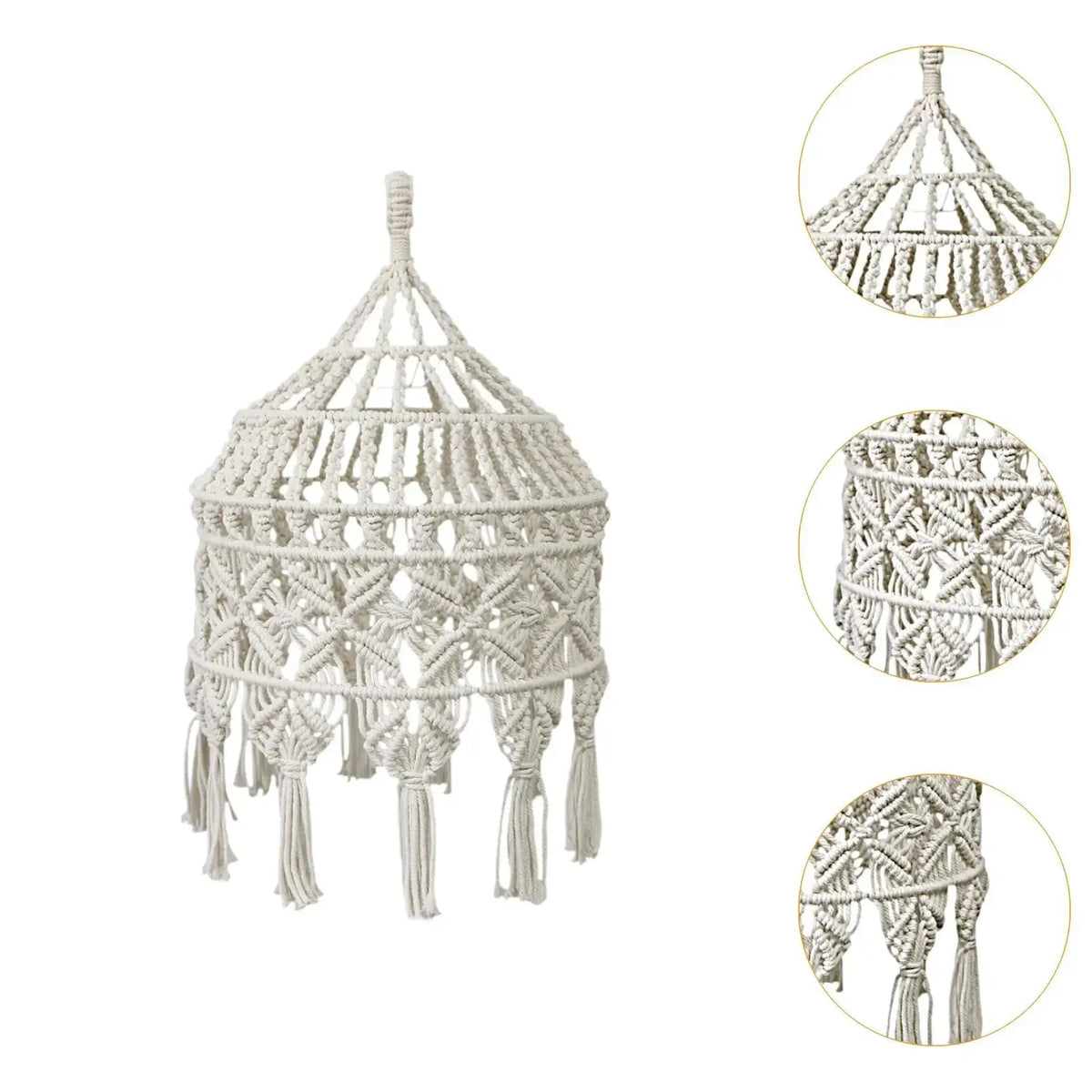 Luminaire Abat-Jour texture naturelle – Référence : Émilien-ILLUMEEN.COM