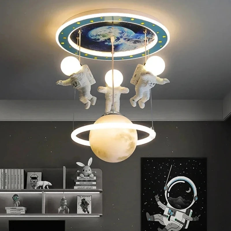 Luminaire Enfant Forme Astronaute – Référence: Quorin4937-ILLUMEEN.COM