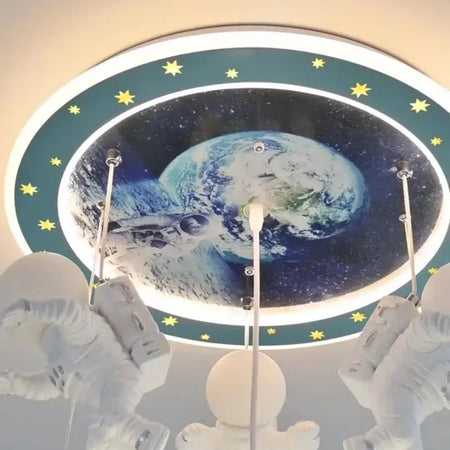 Luminaire Enfant Forme Astronaute – Référence: Quorin4937-ILLUMEEN.COM