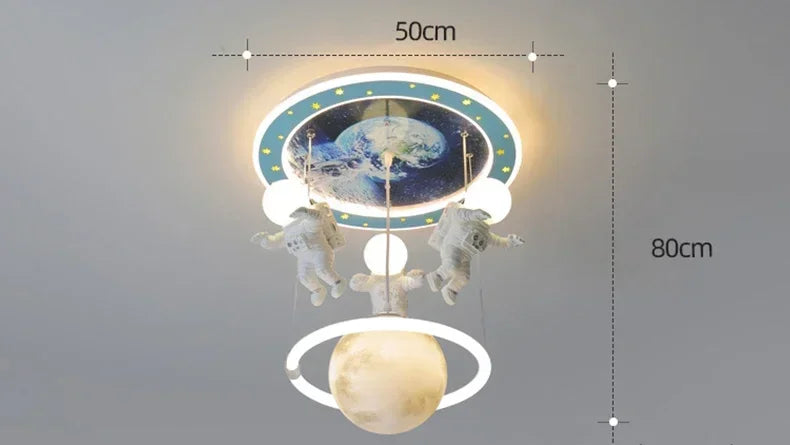 Luminaire Enfant Forme Astronaute – Référence: Quorin4937-ILLUMEEN.COM