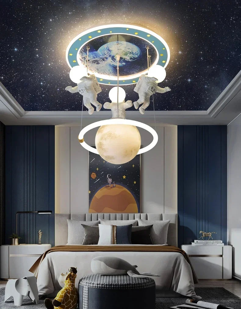 Luminaire Enfant Forme Astronaute – Référence: Quorin4937-ILLUMEEN.COM