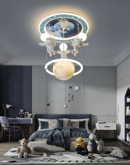 Luminaire Enfant Forme Astronaute – Référence: Quorin4937-ILLUMEEN.COM