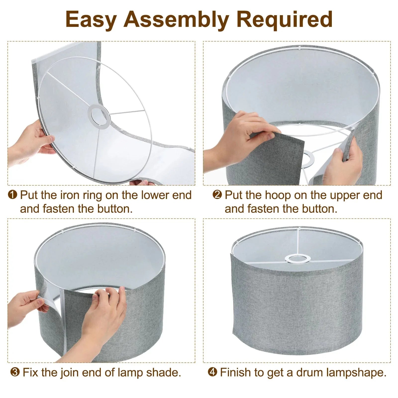 Luminaire Abat-Jour style contemporain – Référence : Lysandra-ILLUMEEN.COM