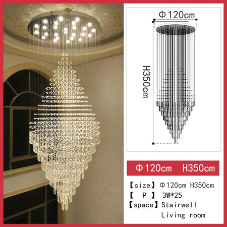 Luminaire Lustre éclat cristallin – Référence : Elowen7834-ILLUMEEN.COM