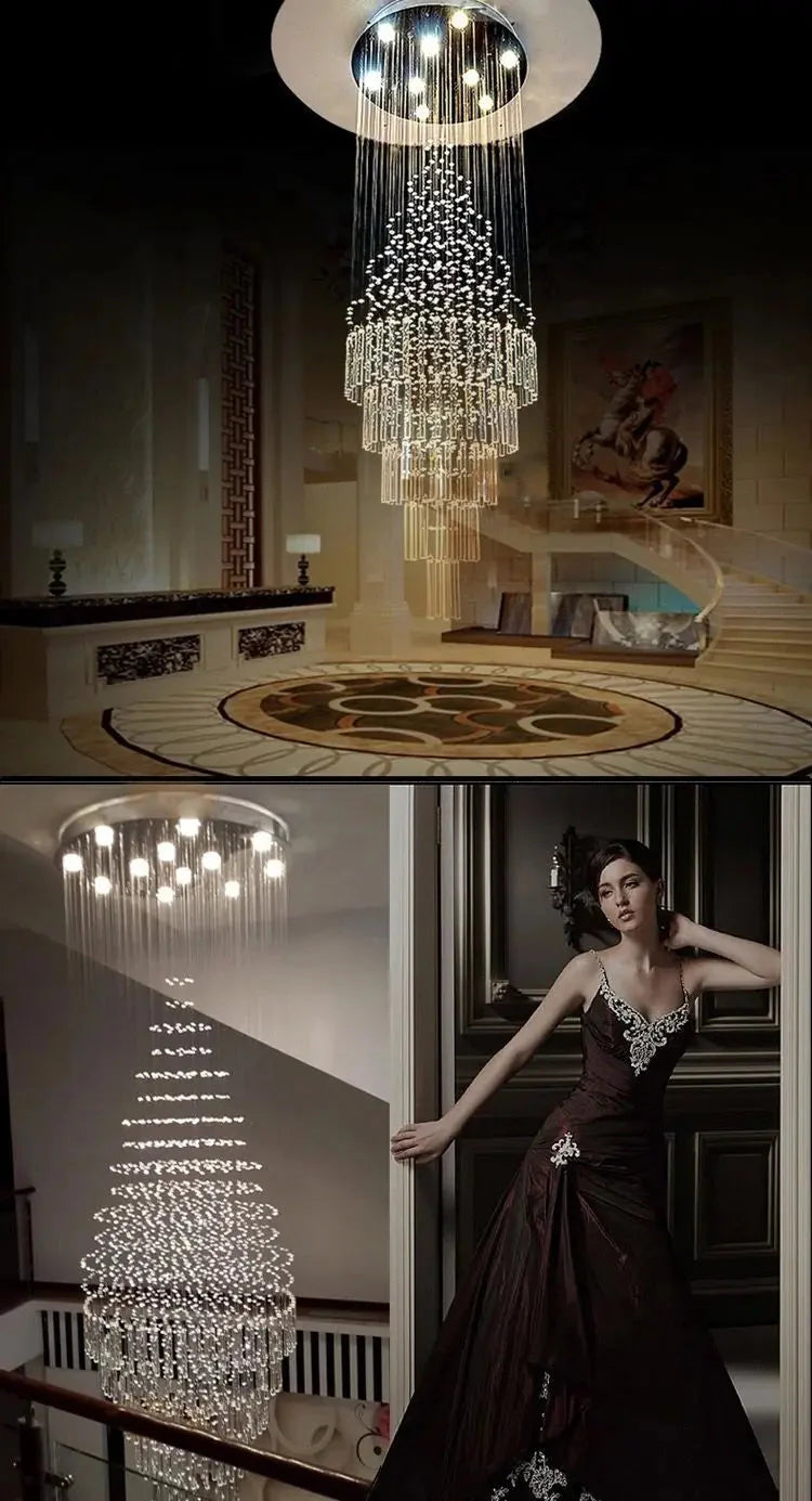 Luminaire Lustre éclat cristallin – Référence : Elowen7834-ILLUMEEN.COM