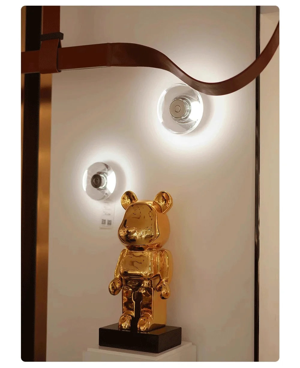 Luminaire Applique Murale arc doré – Référence: Aubin1048-ILLUMEEN.COM