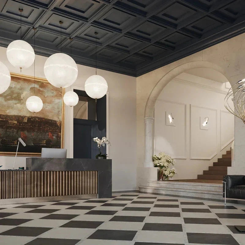 Luminaire Suspension forme organique argentée – Référence : Mariselle4823-ILLUMEEN.COM