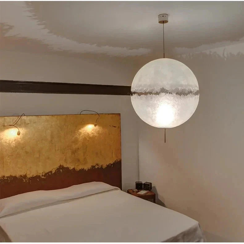 Luminaire Suspension forme organique argentée – Référence : Mariselle4823-ILLUMEEN.COM