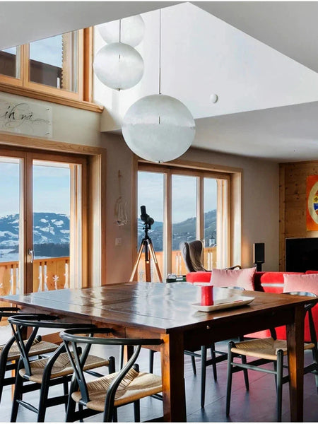 Luminaire Suspension forme organique argentée – Référence : Mariselle4823-ILLUMEEN.COM