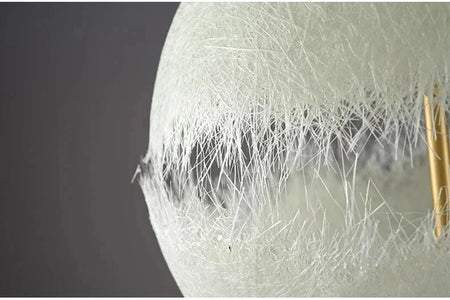 Luminaire Suspension forme organique argentée – Référence : Mariselle4823-ILLUMEEN.COM