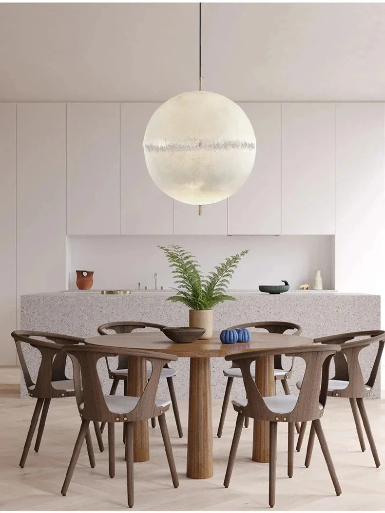 Luminaire Suspension forme organique argentée – Référence : Mariselle4823-ILLUMEEN.COM