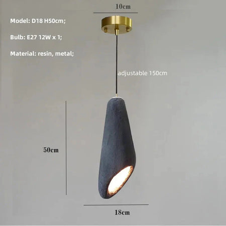 Luminaire Suspension design contemporain noir – Référence : Marisol4729-ILLUMEEN.COM