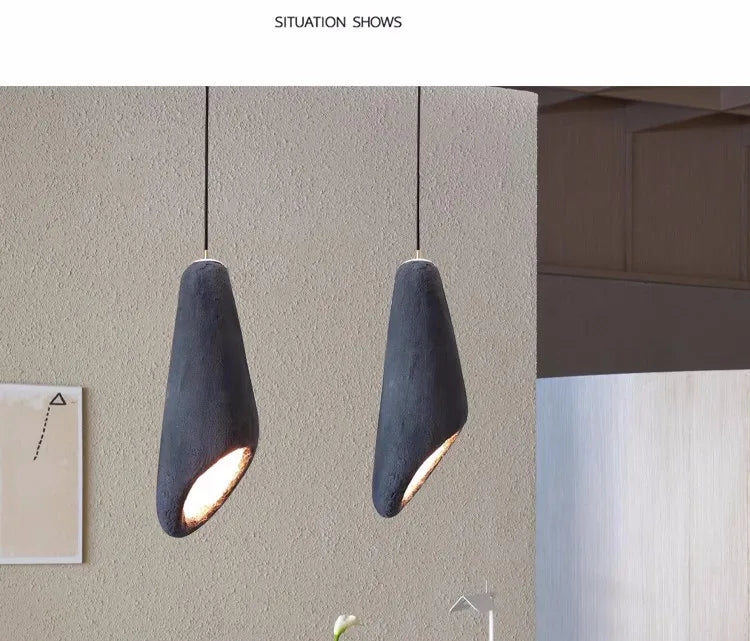Luminaire Suspension design contemporain noir – Référence : Marisol4729-ILLUMEEN.COM