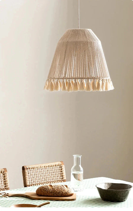 Luminaire Abat-Jour texture naturelle – Référence : Thalys-ILLUMEEN.COM