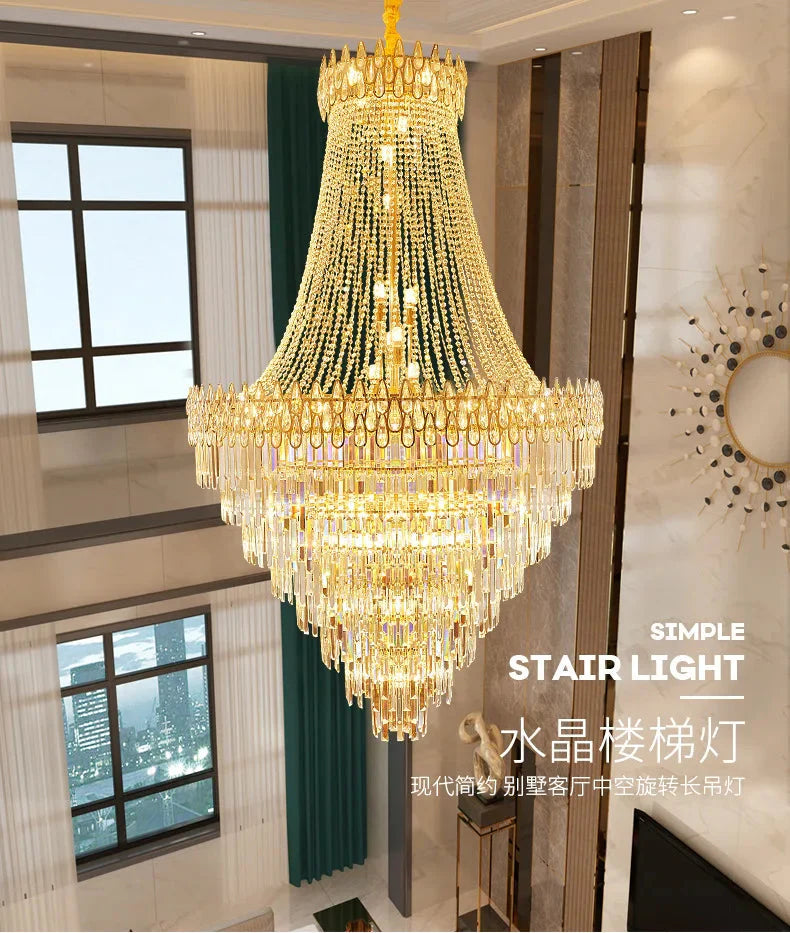 Luminaire Lustre élégance en cristal nordique – Référence : Elowen7423-ILLUMEEN.COM