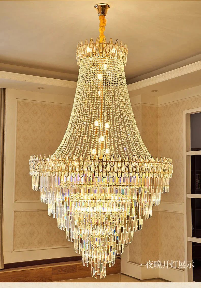 Luminaire Lustre élégance en cristal nordique – Référence : Elowen7423-ILLUMEEN.COM