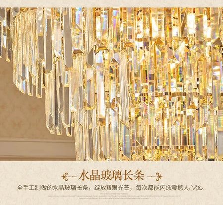 Luminaire Lustre élégance en cristal nordique – Référence : Elowen7423-ILLUMEEN.COM