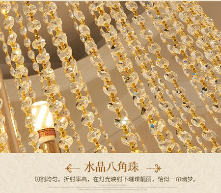 Luminaire Lustre élégance en cristal nordique – Référence : Elowen7423-ILLUMEEN.COM