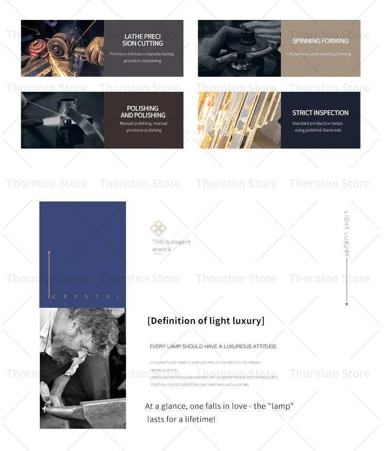 Luminaire Lustre design aérien en cristal – Référence : Elowen8374-ILLUMEEN.COM