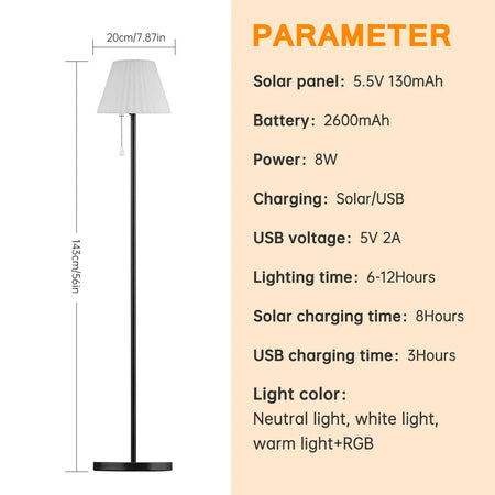 Luminaire Extérieur solaire autonome – Référence : Amaryllis2510-ILLUMEEN.COM