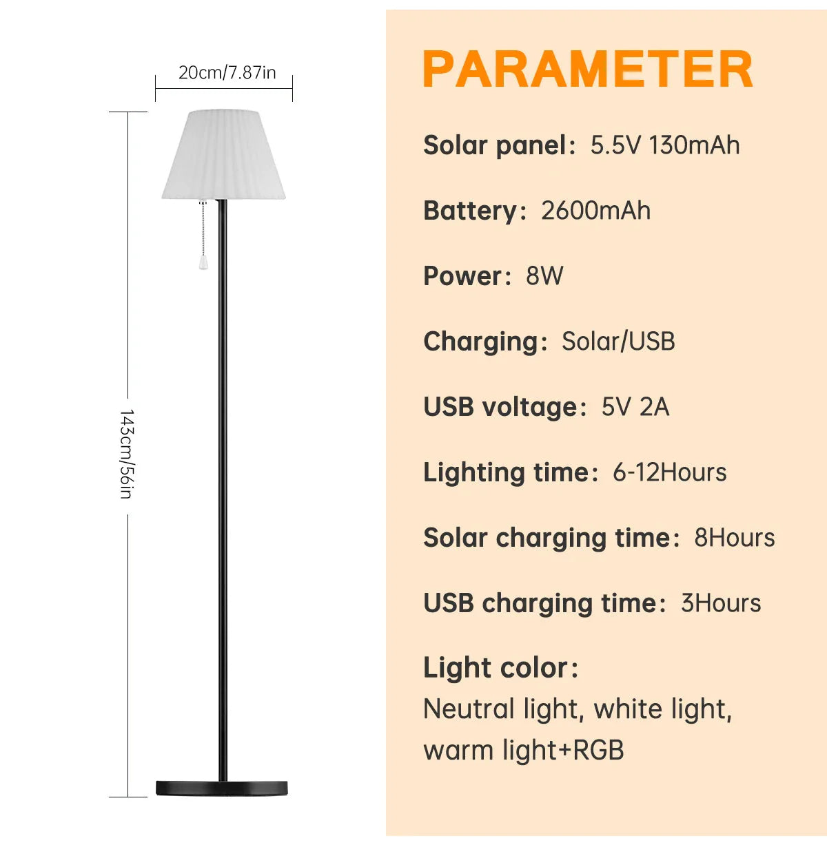 Luminaire Extérieur solaire autonome – Référence : Amaryllis2510-ILLUMEEN.COM