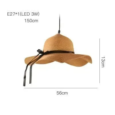 Luminaire Suspension design rétro en rotin – Référence : Mirel4327-ILLUMEEN.COM