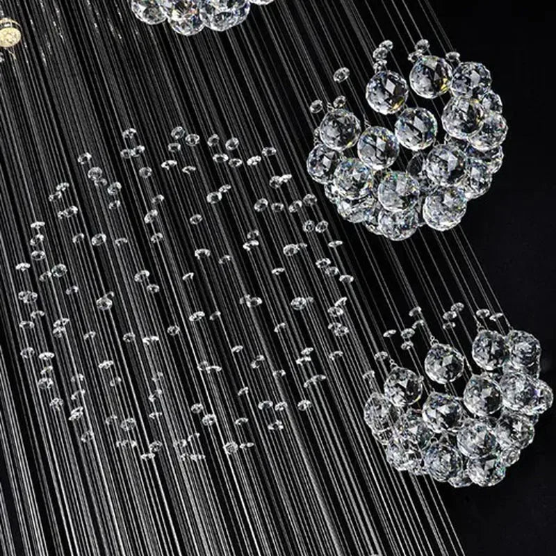 Luminaire Lustre design aérien en cristal – Référence : Marisol8234-ILLUMEEN.COM